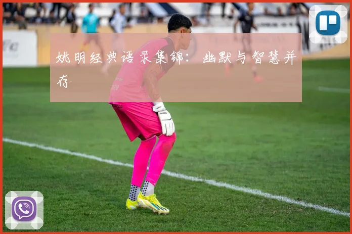 姚明经典语录集锦：幽默与智慧并存